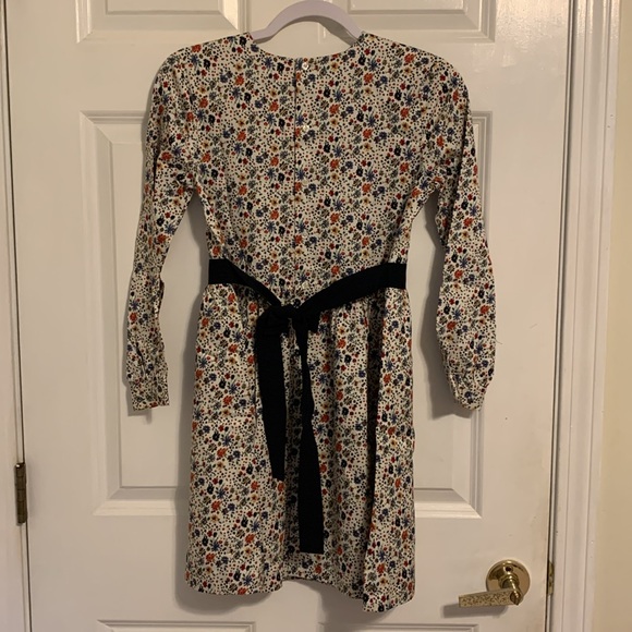 Brooks Brothers, girl’s flower pattern dress with bow, size 12 - Picture 3 of 3